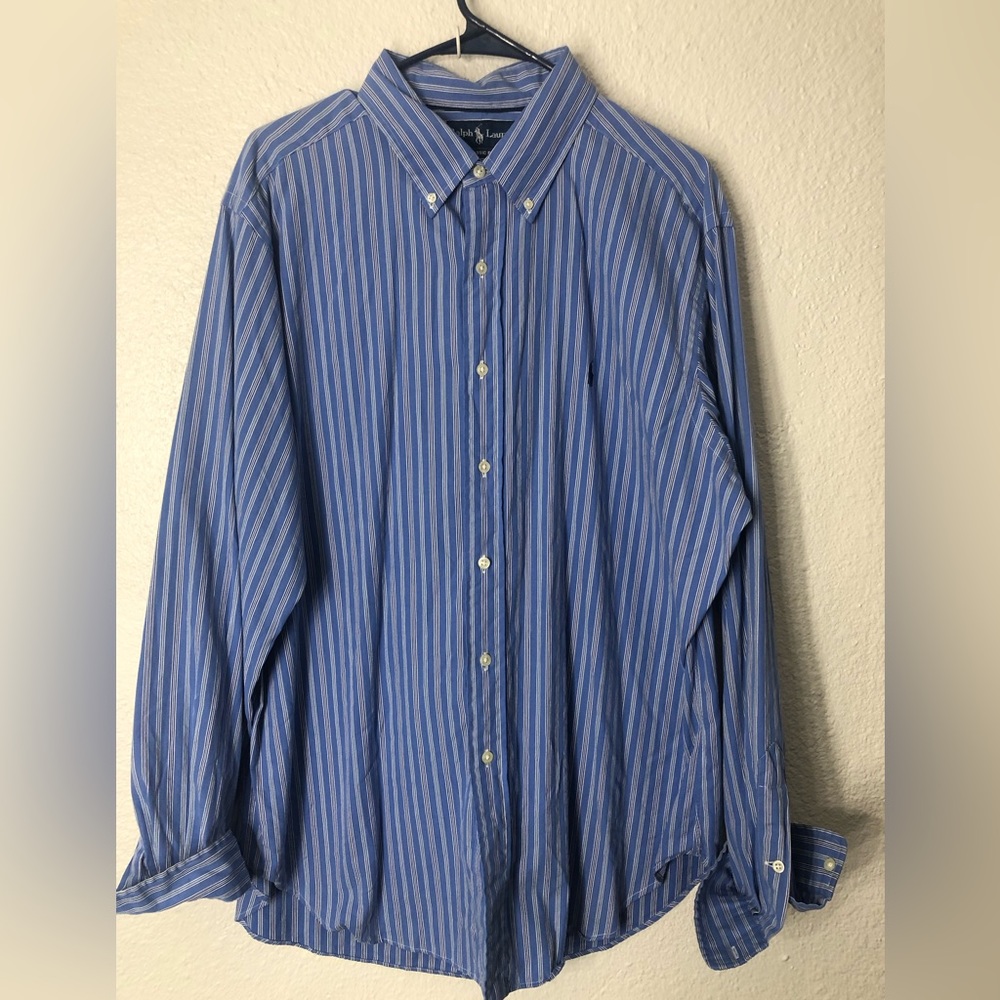 Mens Ralph Lauren button up shirt ( xl )